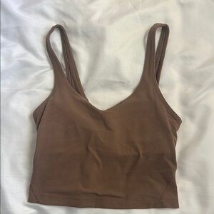 Brown LuluLemon Align Tank